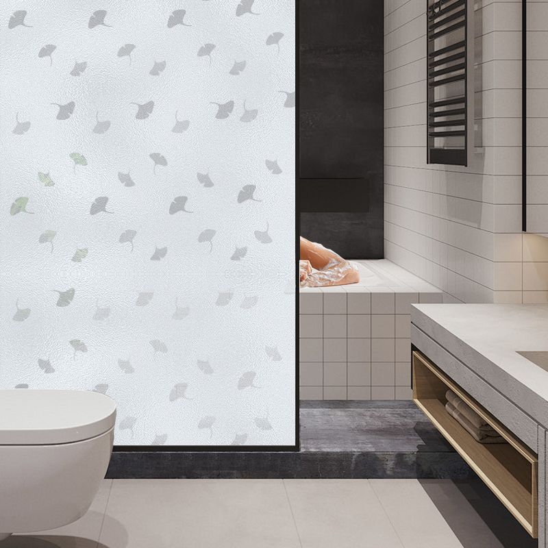 Wholesale Price Pvc 3D Sticker Decorative Glass Door Window Film For Office Toilet Bathroom