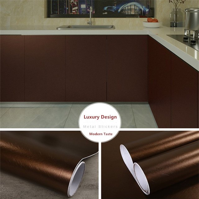 Metal High gloss PETG Industrial Decorative MDF Laminated Wall Kitchen Cabinet Panel Protective Films