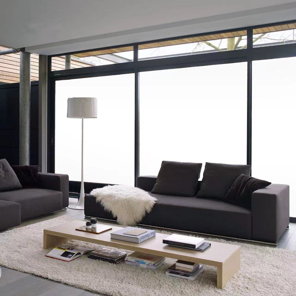 Switchable electric smart film magic glass/ PDLC self adhesive smart glass film pldc