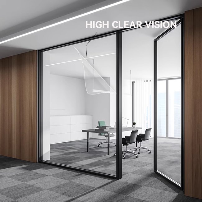 Clear Safety Window Tint Film 12mil 8mil 4mil Clear Transparent Safety Film Car Windshield Building Home Security Window Film