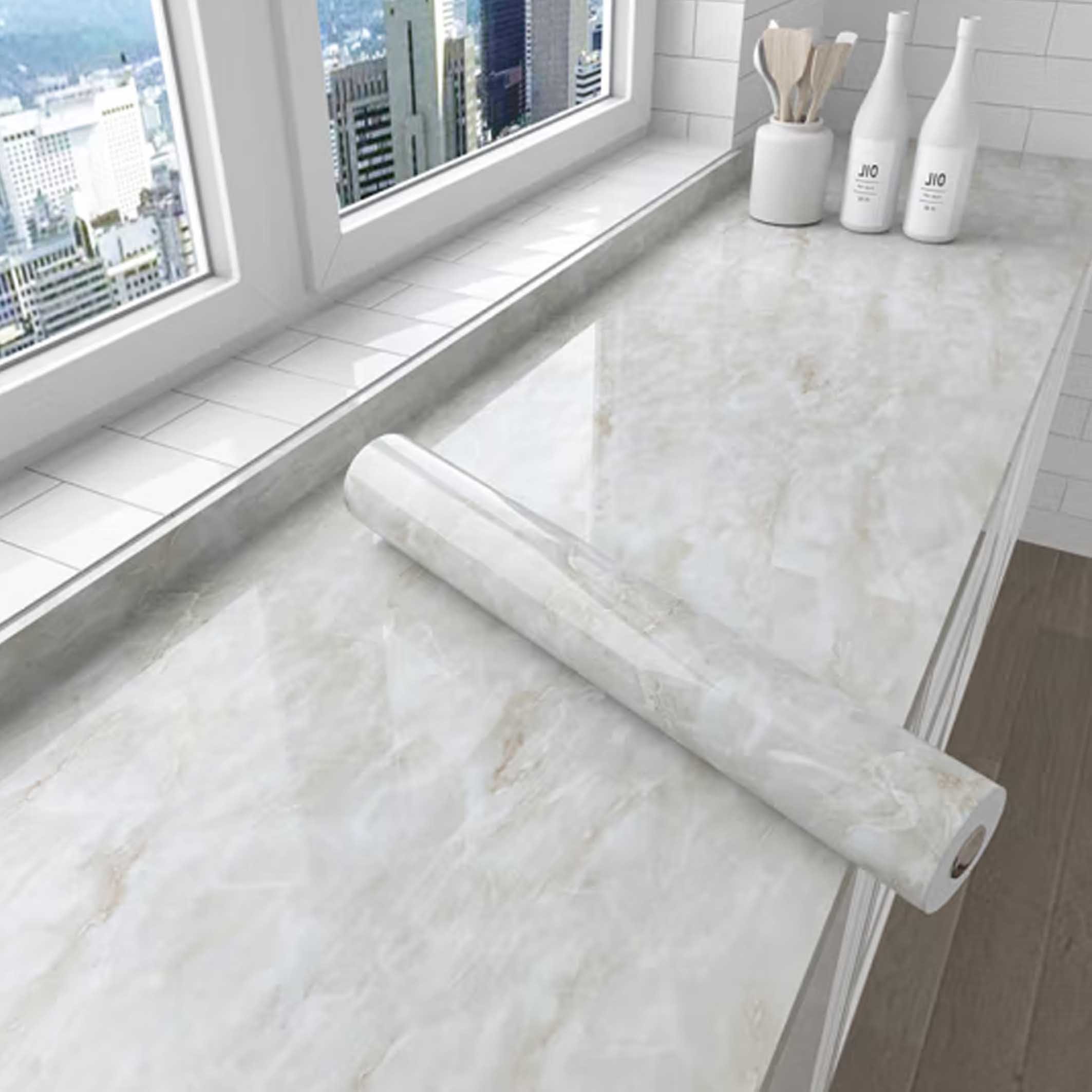 Vinyl wrap self-adhesive wallpaper marble pvc decorative film for home decoration