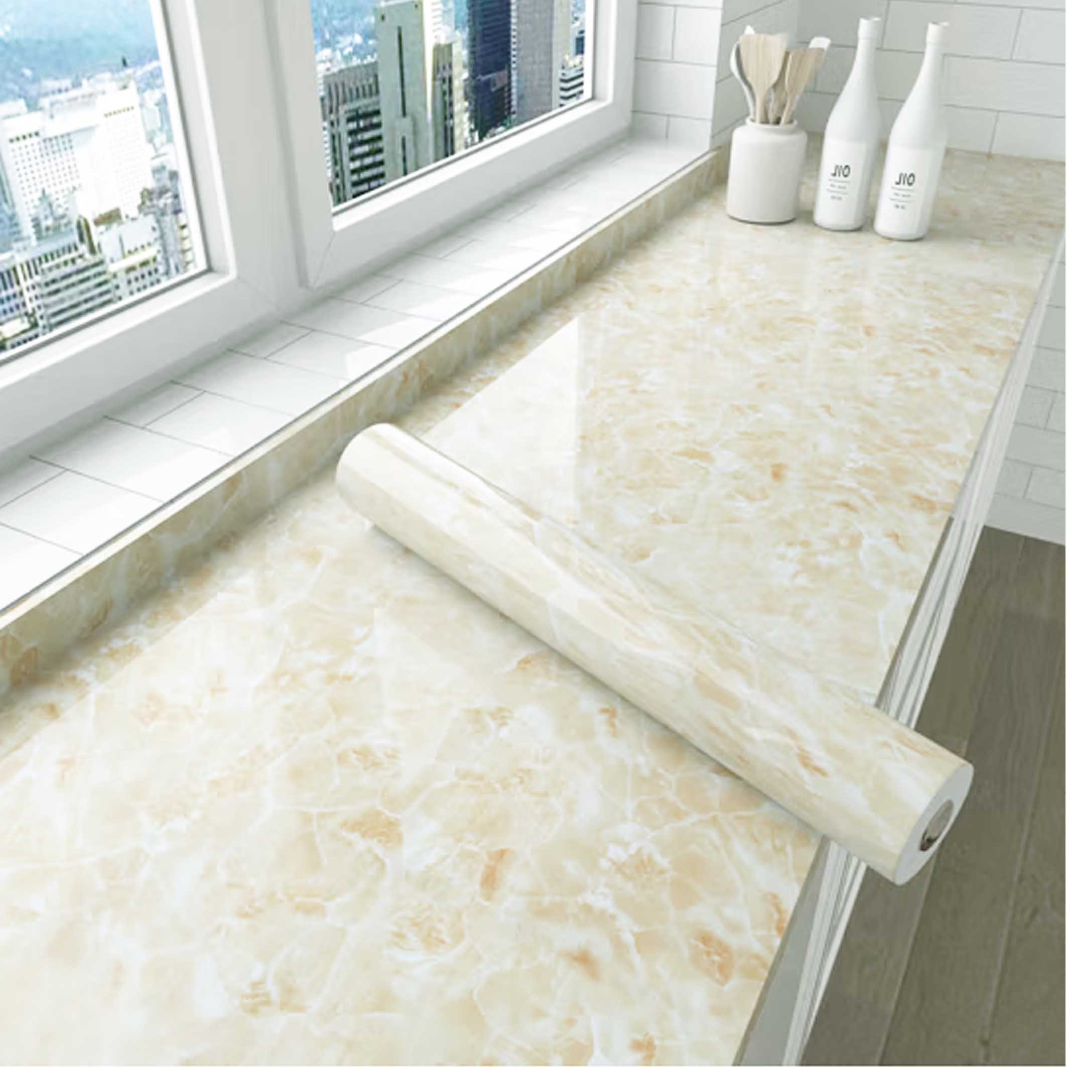 Vinyl wrap self-adhesive wallpaper marble pvc decorative film for home decoration