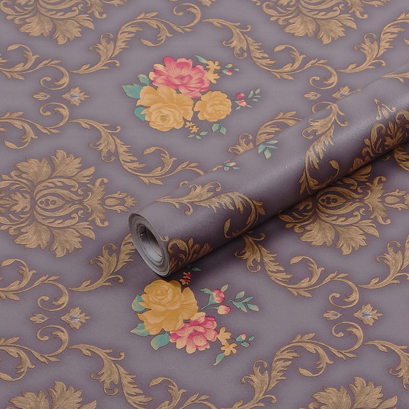 background self adhesive wall paper European style contact paper rolls vinyl decorative film good price easy to use customized