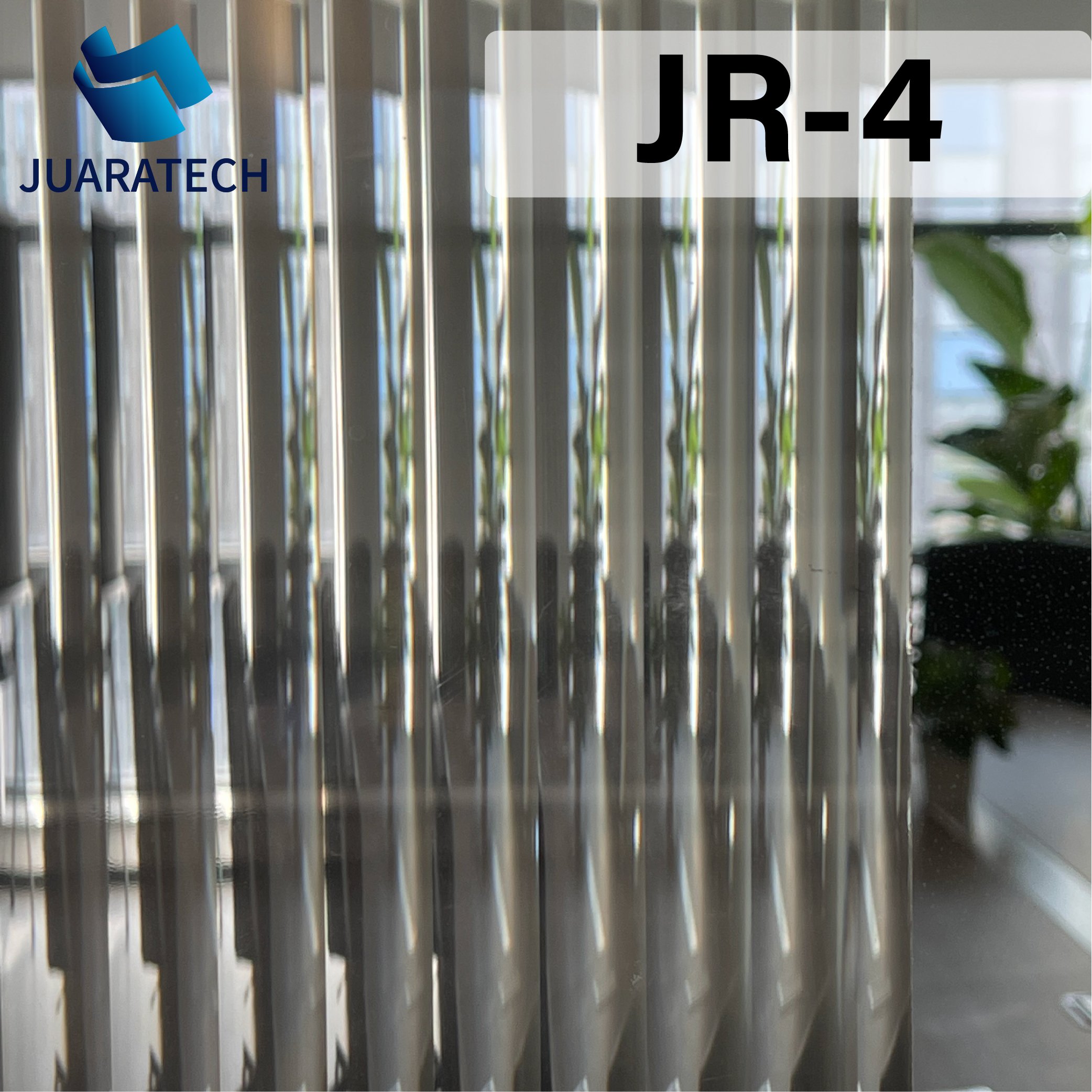 Best-selling 3D Reeded Glass Film Decorative Window Film Tint UV Block Commercial Residential Glass Stickers