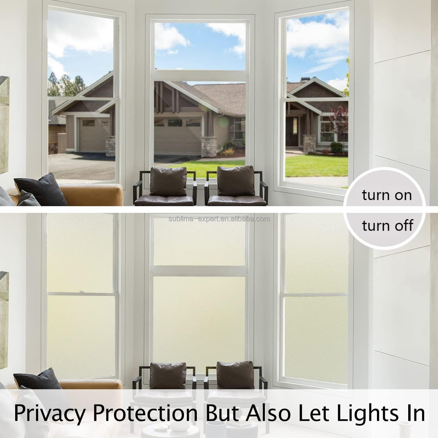 PDLC Smart Film For Glass On Off Office Door PDLC 60V Window Film For Building Smart Glass Film Partition Curtain PDLC Sheet