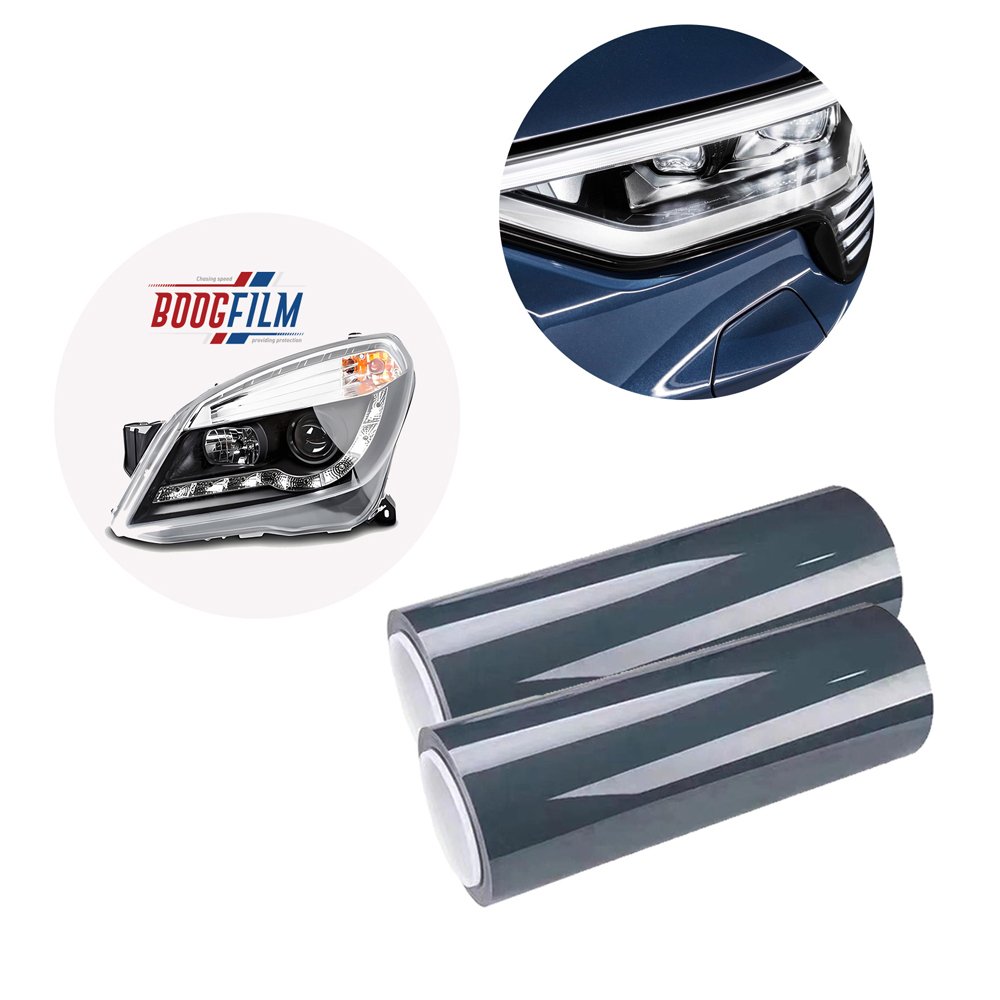 Factory Directly White Color Change Purple Black Auto Headlight Decoration Ppf Film Tpu Car Lamp Film