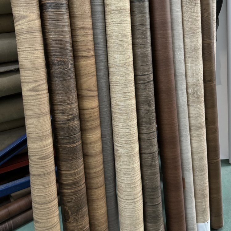 Factory supply Pvc Laminating Film Furniture Films Pvc embossed Film Wood Grain Board Decoration Furniture Door Foil
