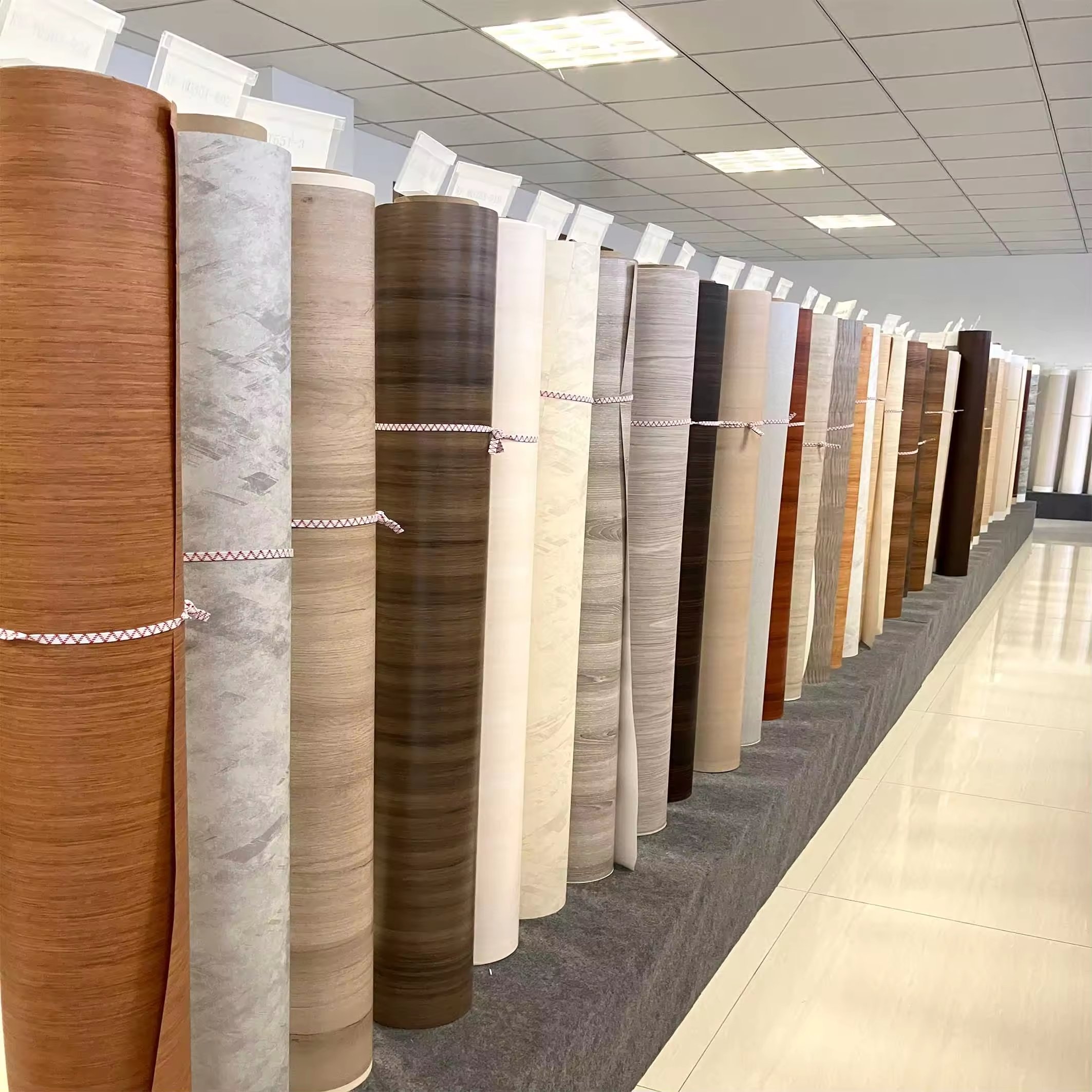 Factory supply Pvc Laminating Film Furniture Films Pvc embossed Film Wood Grain Board Decoration Furniture Door Foil