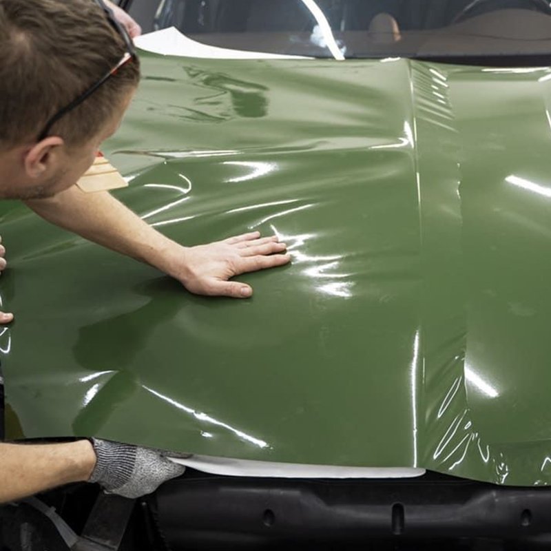pvc Magic Candy Grey Green Car Vinyl High Stretchable Anti Scratch Grey Wrapping Vinyl Cars paint protection film