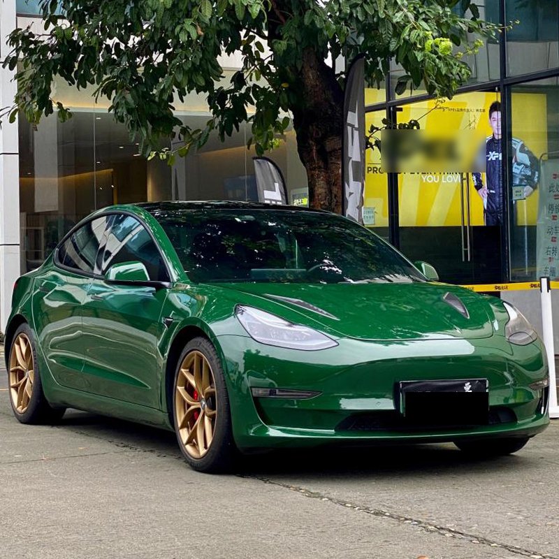 pvc Magic Candy Grey Green Car Vinyl High Stretchable Anti Scratch Grey Wrapping Vinyl Cars paint protection film