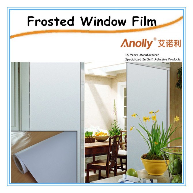 Anolly PVC Milk Frosted Film Home Privacy Vinyl Decoration Window Glass Film