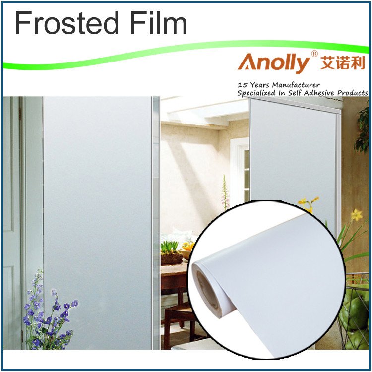 Anolly PVC Milk Frosted Film Home Privacy Vinyl Decoration Window Glass Film