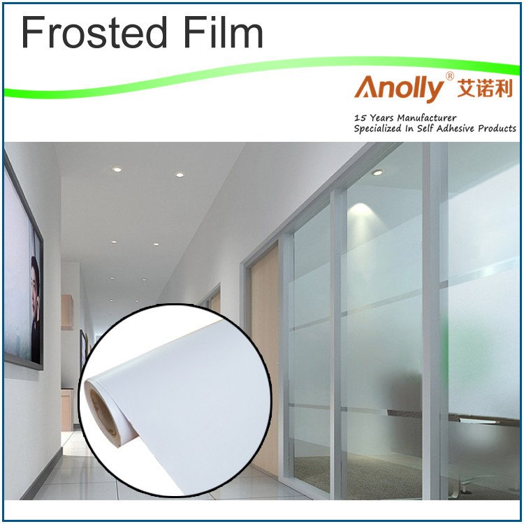 Anolly PVC Milk Frosted Film Home Privacy Vinyl Decoration Window Glass Film