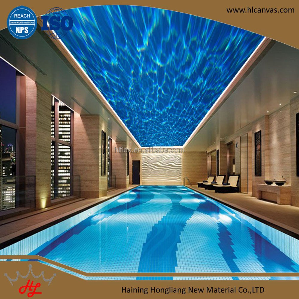 swimming pool anti mildew dust resistance pvc stretch ceiling film