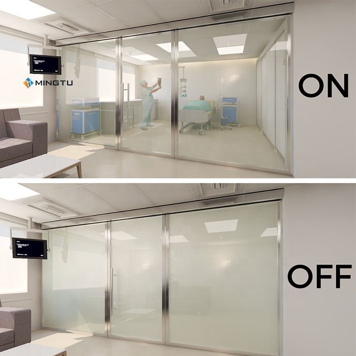 Mingtu Super Clear Decorative film Heat Insulation price graphic design power supply switchable pdlc film