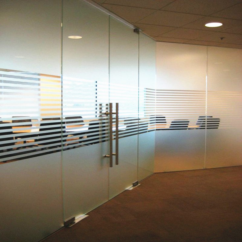 Privacy Window Film Frosted with Heat Control UV Protection Static Cling Reusable Glass Stickers Covering