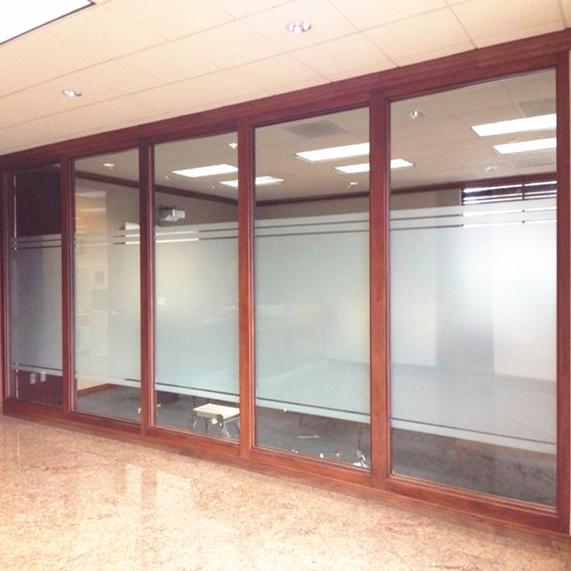 Privacy Window Film Frosted with Heat Control UV Protection Static Cling Reusable Glass Stickers Covering