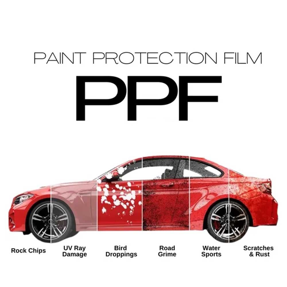 YUP High Quality Wholesale Factory Price 8Mil Nano Carbon Fiber Color PPF TPU Paint Protection Films Gloss Black Matte For Car