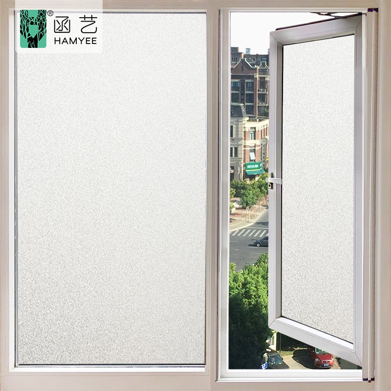 1.22x50M Matt Frosted Static Cling Glass Film Window Film Decorative