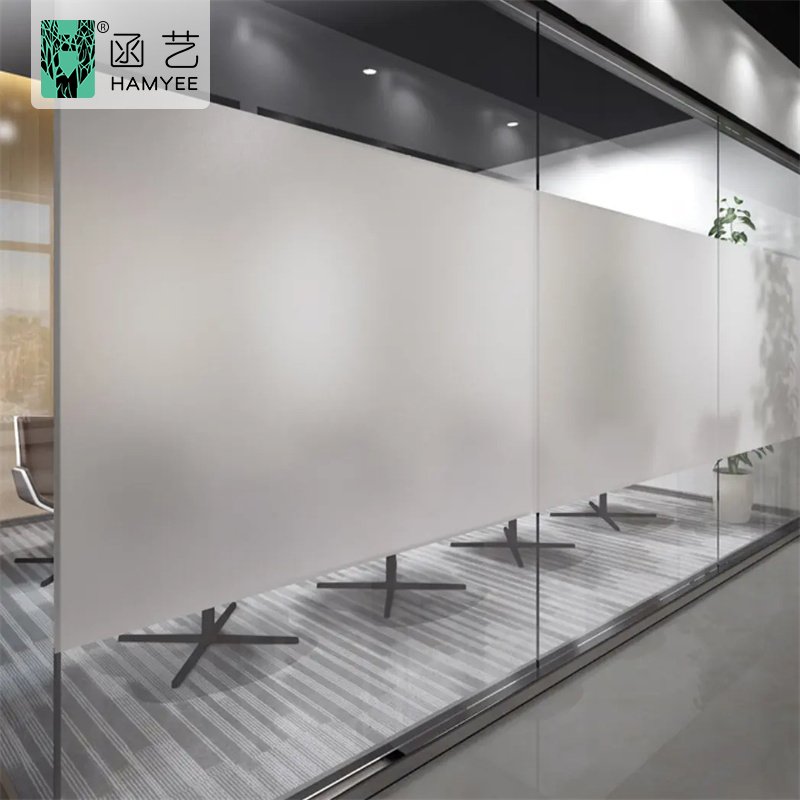 1.22x50M Matt Frosted Static Cling Glass Film Window Film Decorative