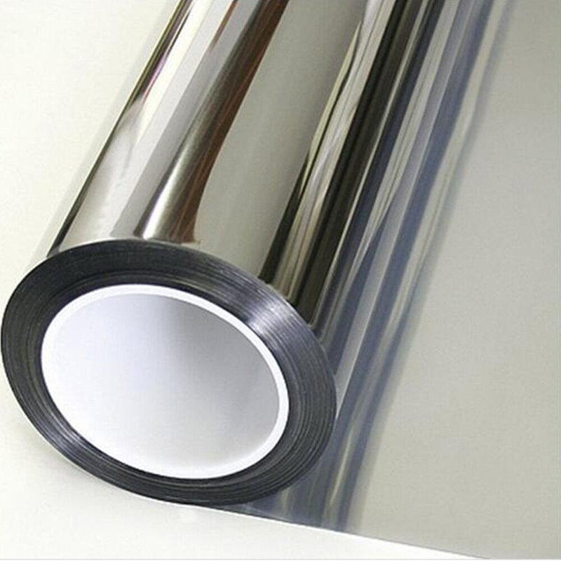 Double silver window film mirror reflective metalized insulfilm residential glass poliester UV resist interior anti fading