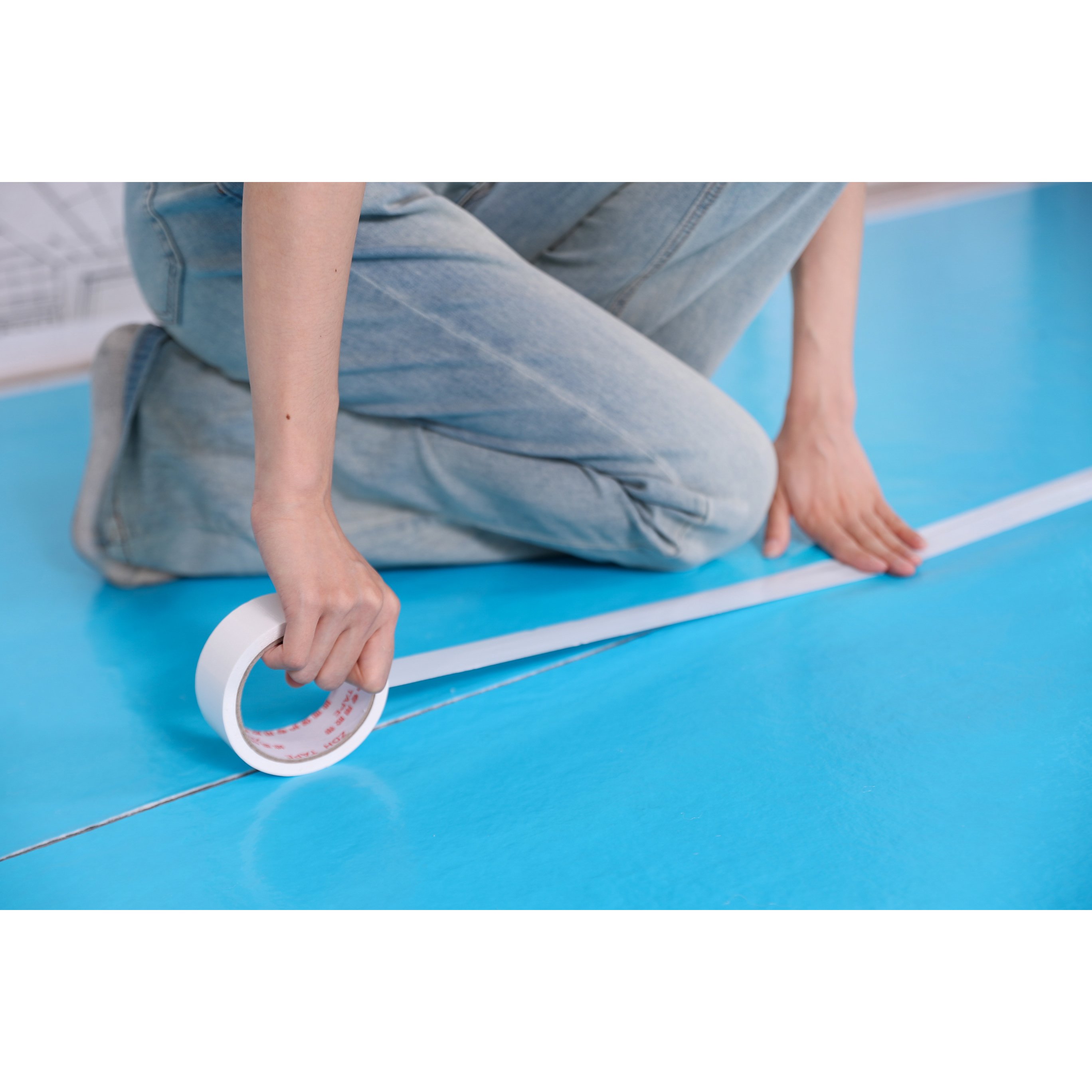 Decoration Architecture Membra Carpet Floor Protection Films Durable and Reusable Ceramic tile floor protection