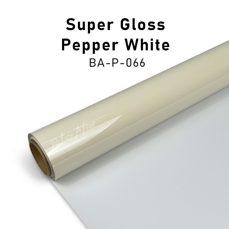 Super gloss Wrap Vinyl Color change PET Pepper White Auto Car Wraps Bubble Free Decoration films Car Wrap vinyl