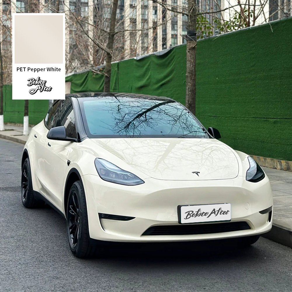 Super gloss Wrap Vinyl Color change PET Pepper White Auto Car Wraps Bubble Free Decoration films Car Wrap vinyl