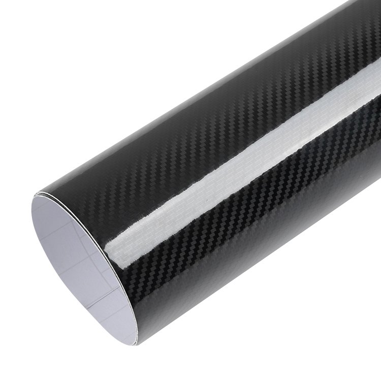 COOL SUN 1.52*18M Black Air Bubble Free 4D 5D Carbon Fiber Car Wrapping Stickers Foil Console Pvc Vinyl Film