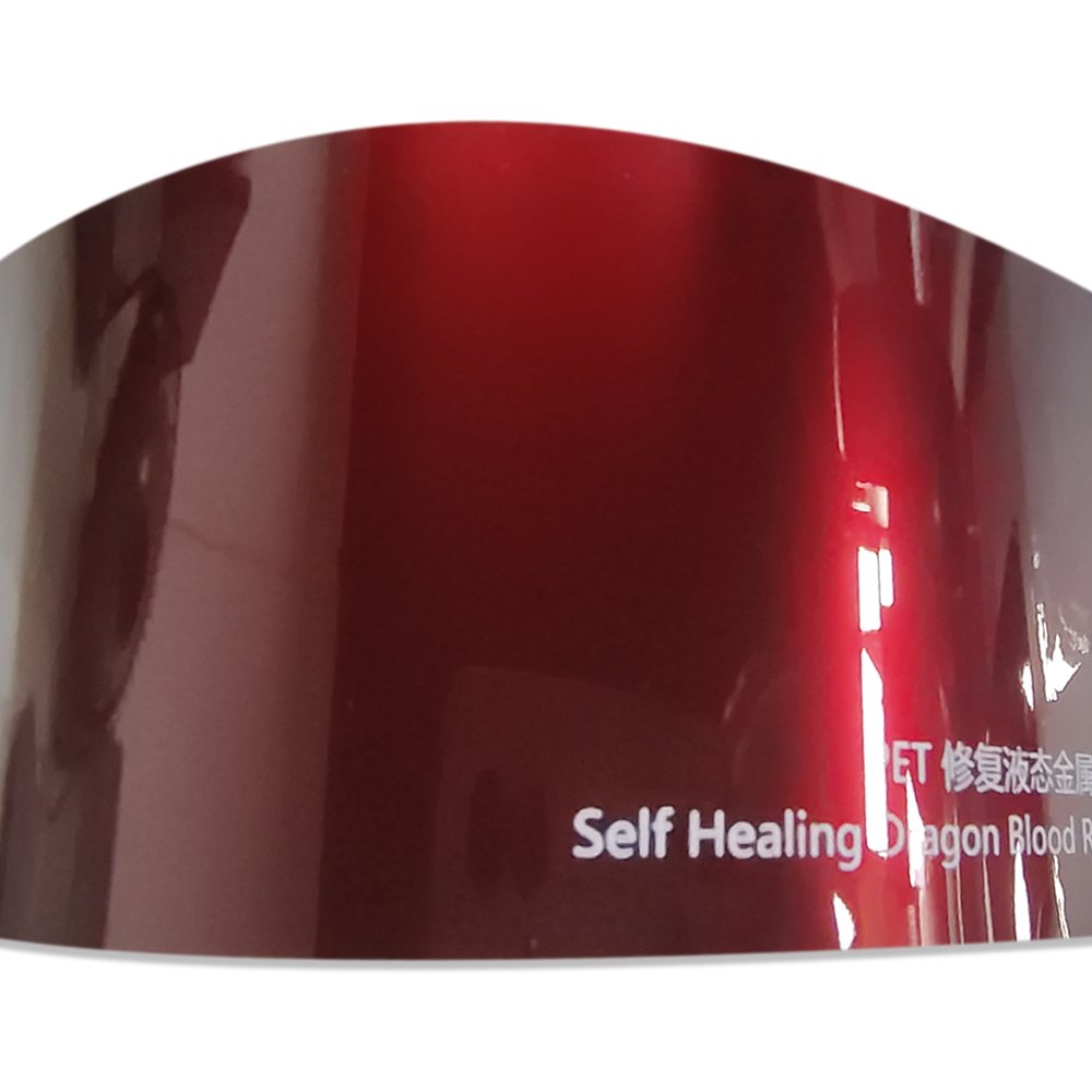 1.52*17m PET Self Healing Dragon Blood Red Car Films High Quality Car Wrap Premium Vinyl Wrap Car Wrapping Film