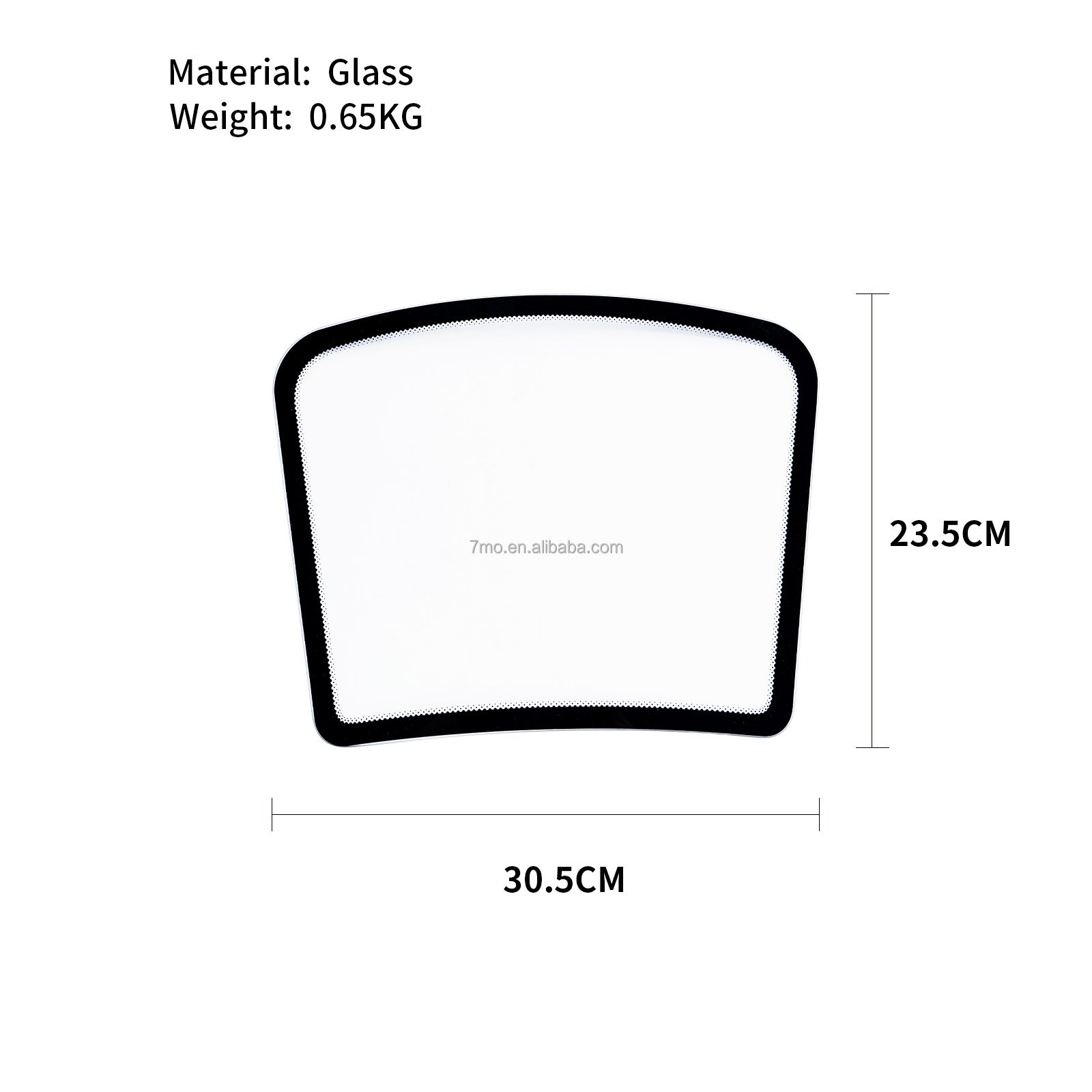 7mo New Arrival 30.5cm Tempered Glass Windshield Model Testing Display Car Windscreen Model Auto Window Tint Film Tester