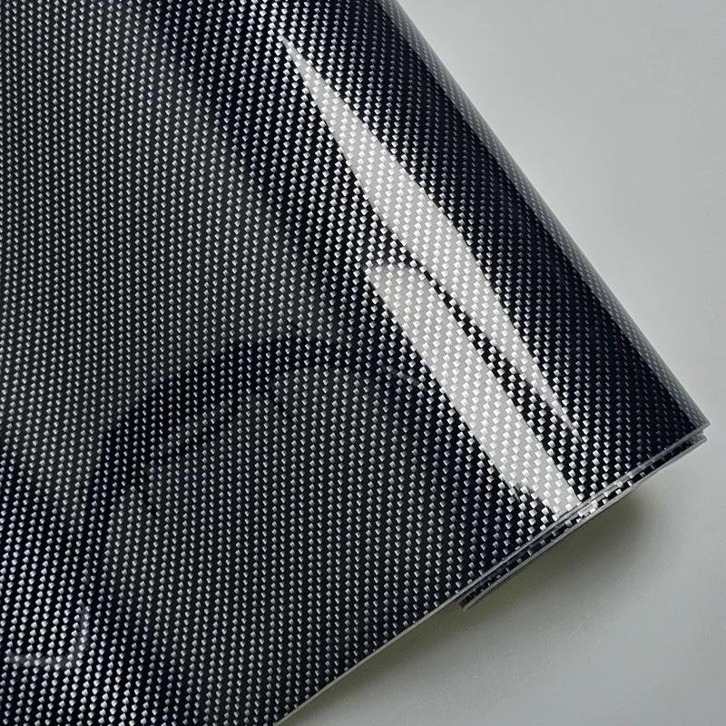 Wholesale Premium Super High Gloss TPU Carbon Fiber Vinyl Wrap Film Color-Changing Car Sticker for Window Tint Use