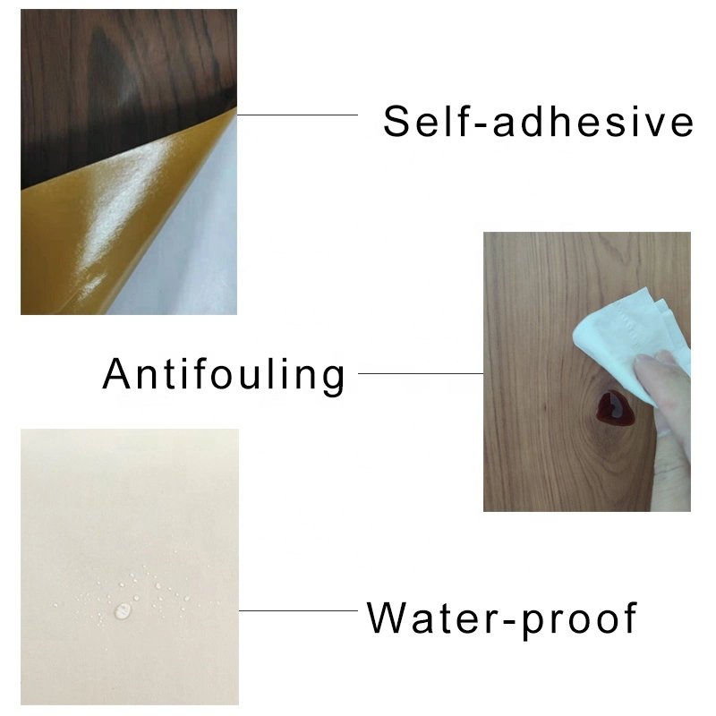New german quality decorative wooden grain film for furniture vacuum press for furniture renovation