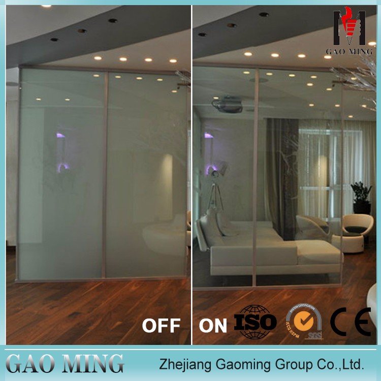 Gaoming Switchable smart film / PDLC smart glass film / decorative films for window door partition privacy