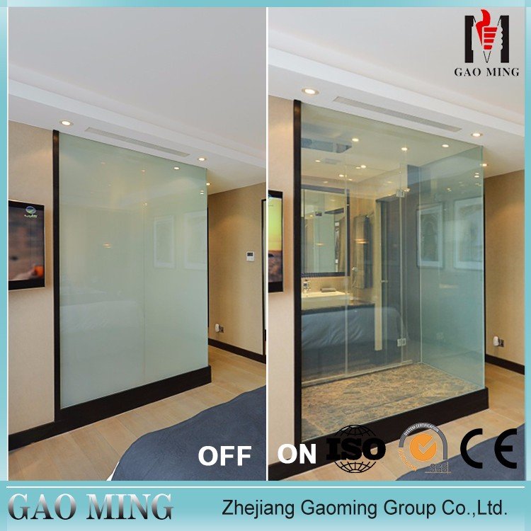 Gaoming Switchable smart film / PDLC smart glass film / decorative films for window door partition privacy