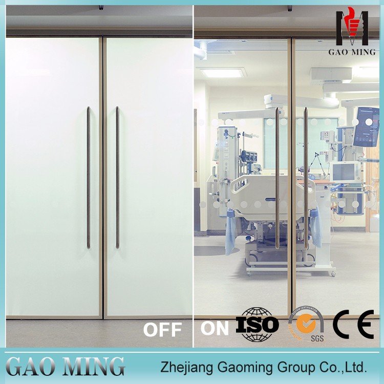 Gaoming Switchable smart film / PDLC smart glass film / decorative films for window door partition privacy
