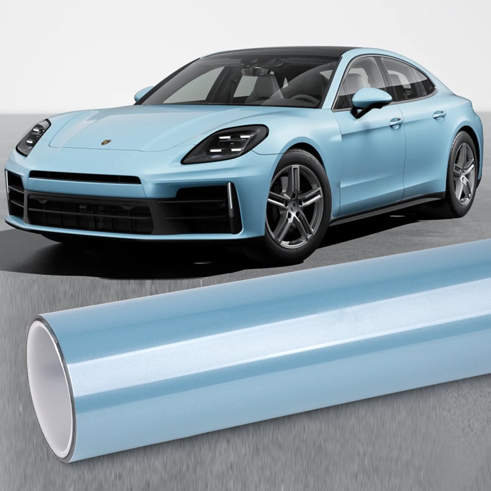 Factory Wholesale Metallic Texture Paint Ice Crystal Blue Car Wrapping Color Change Film Protective Film