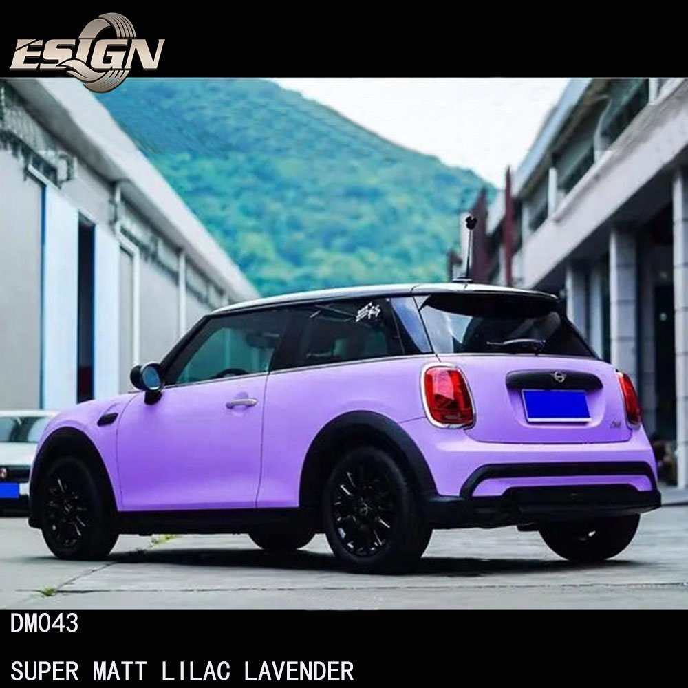 SUPER MATT LILAC LAVENDER Car Wrap Vinyl Film Vehicle Decoration Automobile Paint Protection UV Proof Air Bubble Free