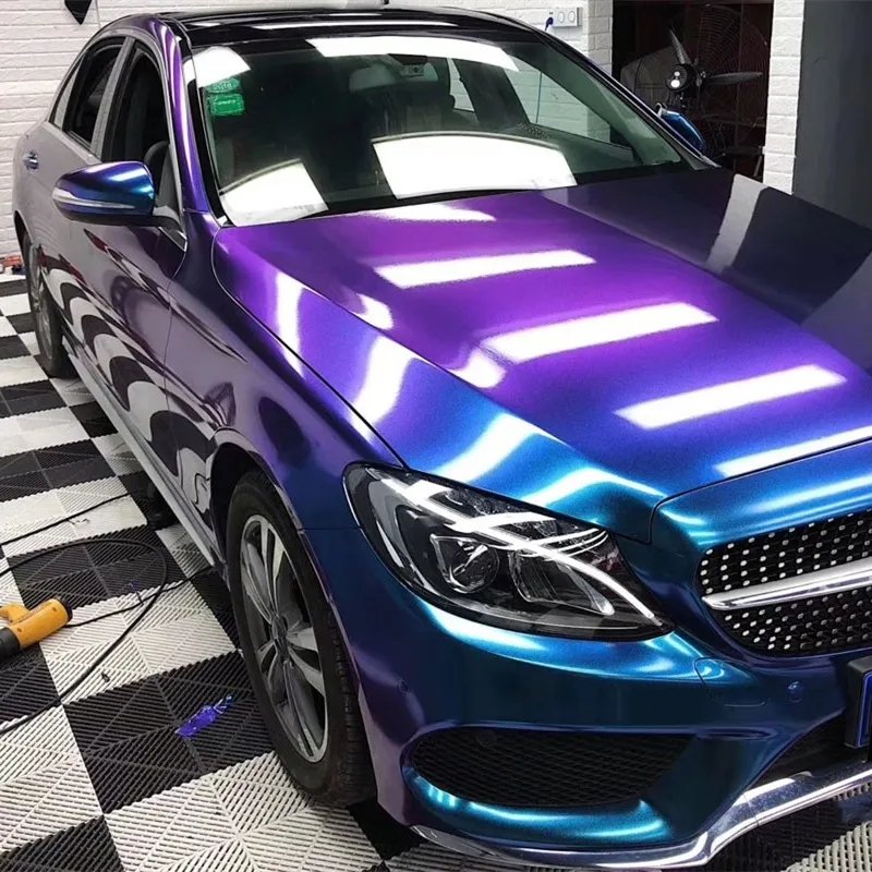 Color ppf paint protection film 1.52*16M 8mil Metallic Chrome vinyl Car Wrap Vinyl Car Body Decoration Vinyl Film TPU PET