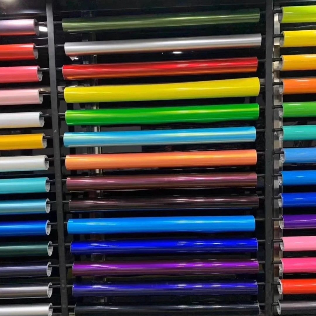 Color ppf paint protection film 1.52*16M 8mil Metallic Chrome vinyl Car Wrap Vinyl Car Body Decoration Vinyl Film TPU PET