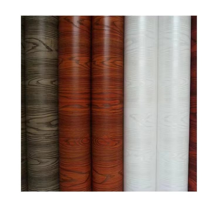 0.12mm Anti-Scratch printed pvc film mono color PVC decor film Factory Decorative Film for WPC Wall Panel PVC Deco foil