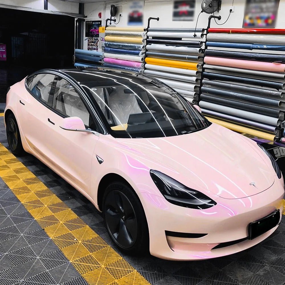 Purple Pink Vinyl Wrap car wrap vinyl color OEM Factory price decorative films color-changing car tpu film