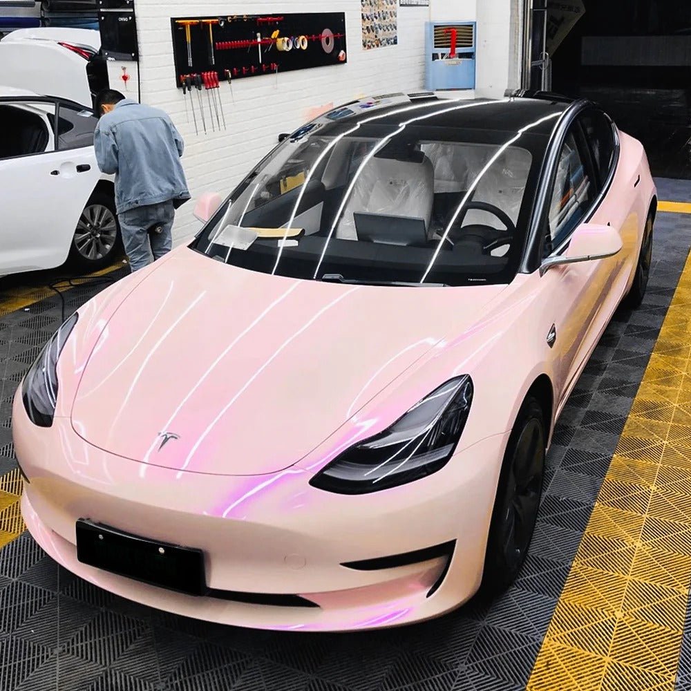 Purple Pink Vinyl Wrap car wrap vinyl color OEM Factory price decorative films color-changing car tpu film