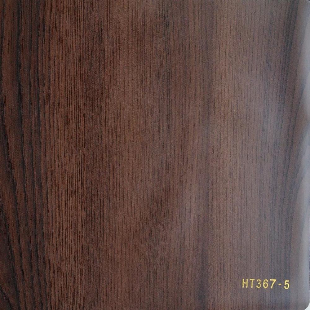 Best- selling same color-match pvc european oak grain decoration film for PVC profile and Cabinets and doors frame