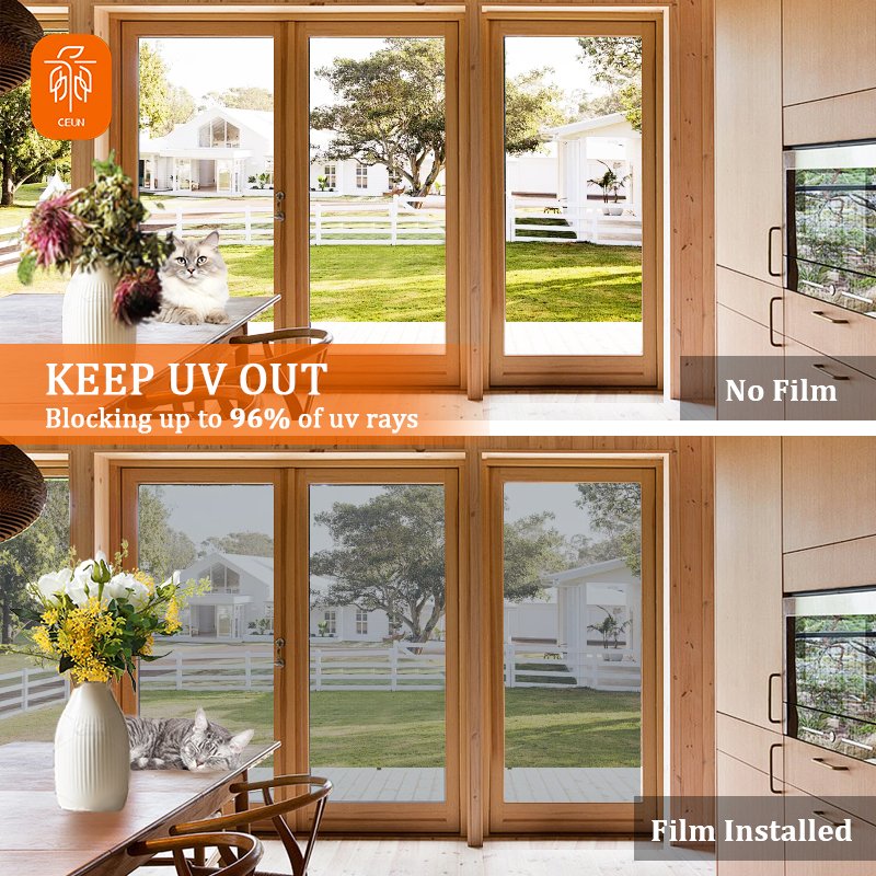 New Design Automotive Balcony Blackout Window Tint Film For Glass