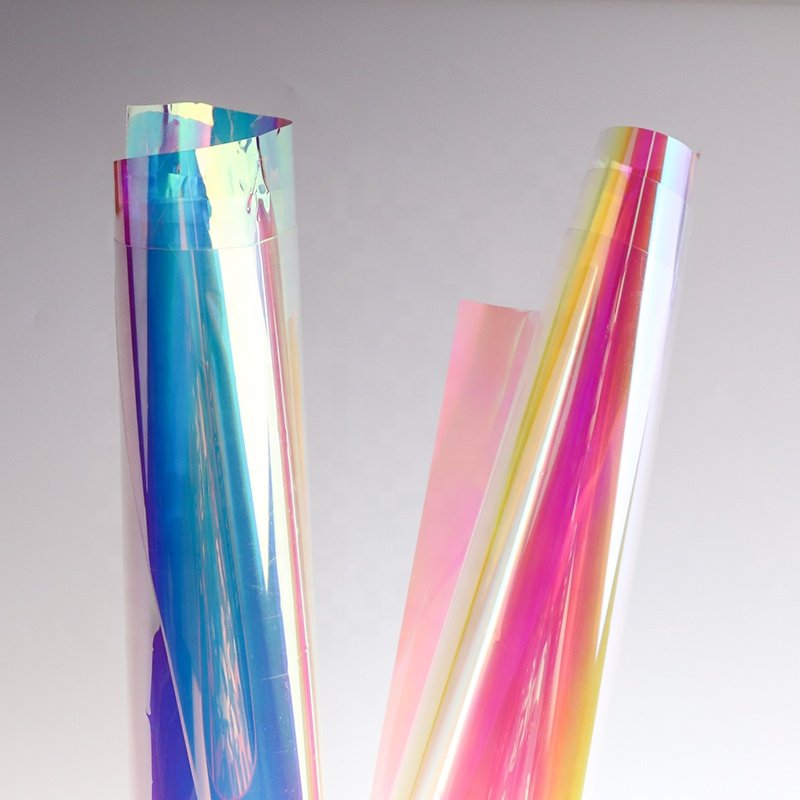 Rainbow Film Eco-Friendly PET Material Dichroic Rainbow Iridescent Window Glass Decorative Film