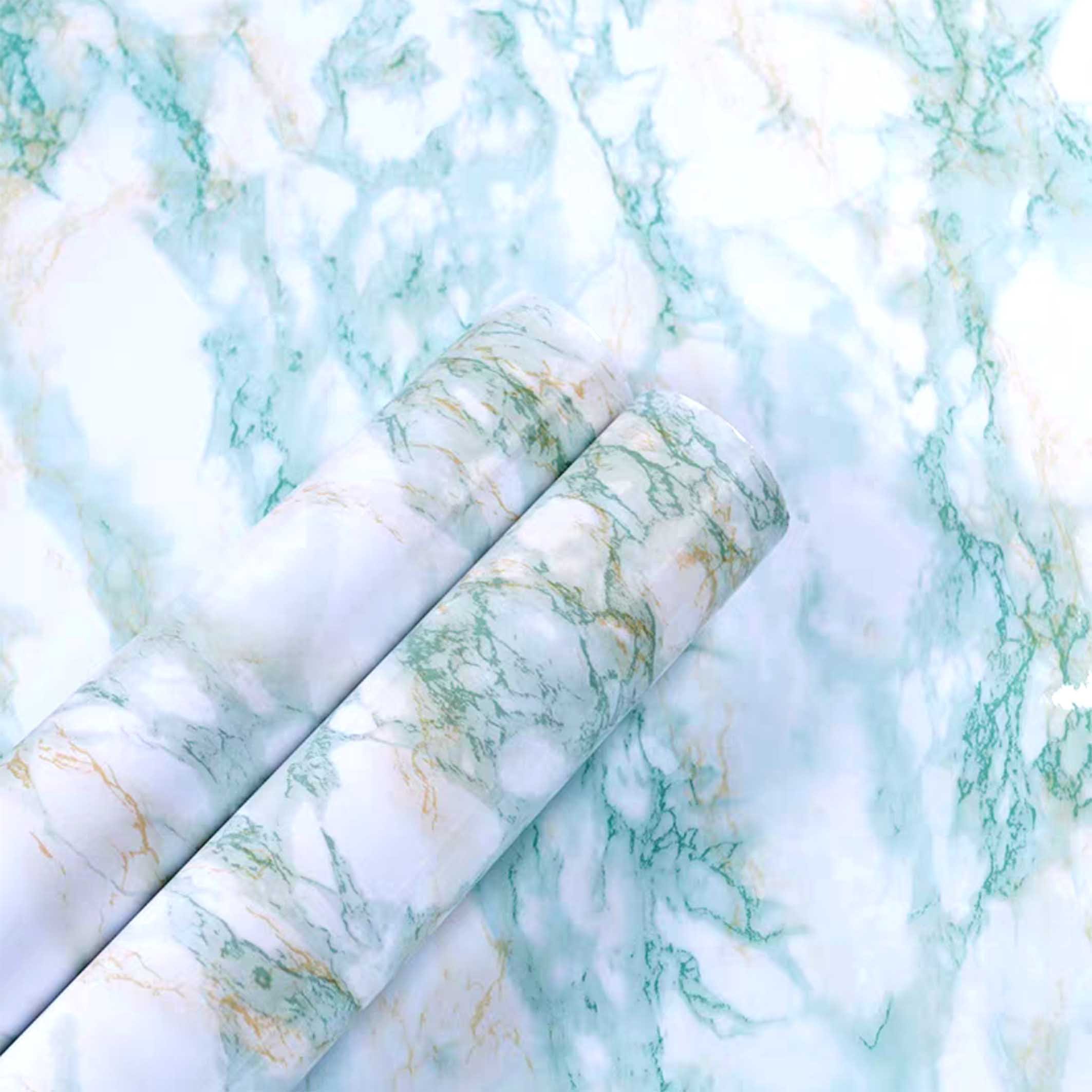 Wholesale Hot style PVC kitchen cabinet Sticker self adhesive panel film marble decorative with Best Brand
