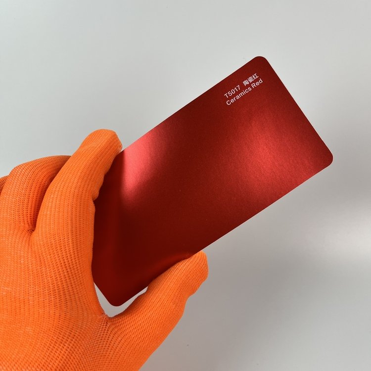 Ceramics Red Car Wrap Vinyl Car Body Stickers Film Color Change For Vehicle Car Wrapping