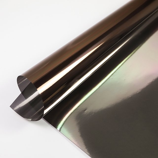electrostatic anti-uv matte blackout privacy window film reflective mirror film on the window for building glass