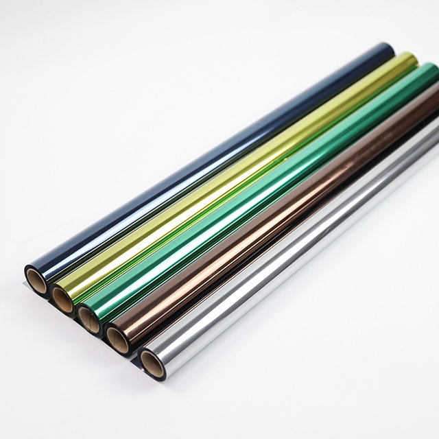 electrostatic anti-uv matte blackout privacy window film reflective mirror film on the window for building glass